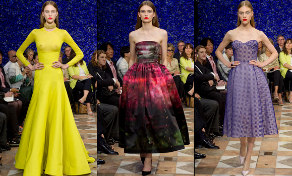 Le défilé Dior haute couture A/H 2013